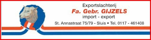 Export slachterij Fs. Gebr. Gijzels